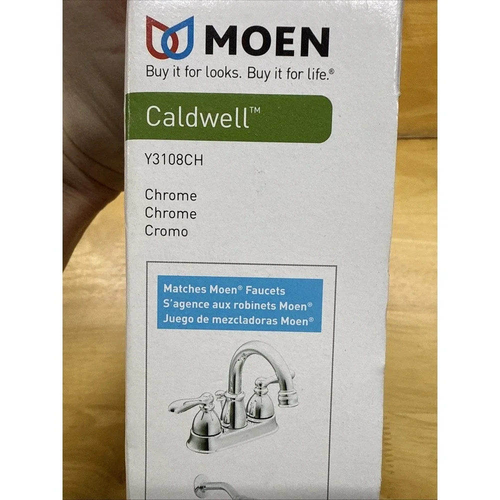 Moen Caldwell Pivoting Toilet Paper Holder- Model# Y3108CH - Chrome - New/Sealed
